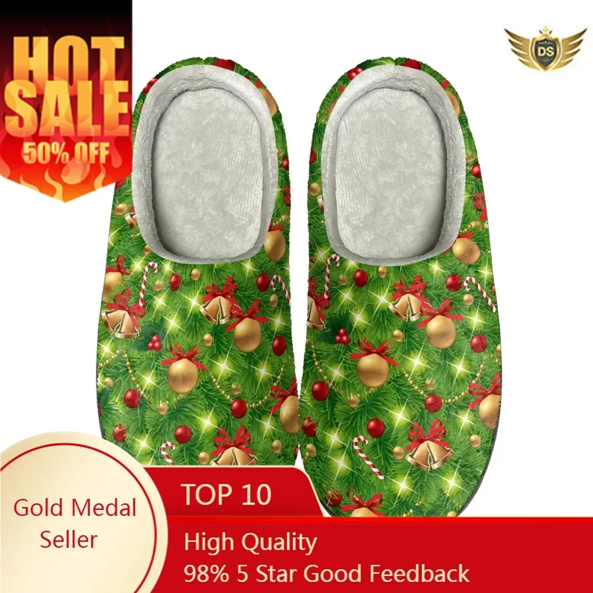 Christmas Design Non-slip Winter Cotton Slippers Casual Female Home Warm Footwear Dropshipping Indoor Comfortable Slides Gifts
Christmas Design Non-slip Winter Cotton Slippers Casual Female Home Warm Footwear Dropshipping Indoor Comfortable Slides Gifts