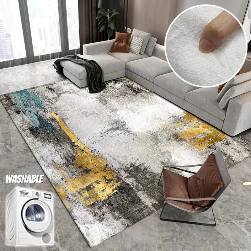 Modern Ink Art Carpet Living Room Big Size 140x200cm Large Area Bedroom Carpets Non-slip Cloakroom Decoration Floor Mat Washable
Modern Ink Art Carpet Living Room Big Size 140x200cm Large Area Bedroom Carpets Non-slip Cloakroom Decoration Floor Mat Washable