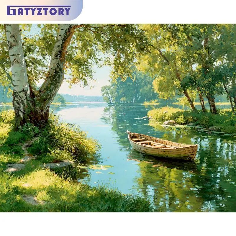 GATYZTORY DIY Pictures By Number River Kits Hand Painted Picture Art Painting By Numbers Drawing On Canvas Gift Home Decor
GATYZTORY DIY Pictures By Number River Kits Hand Painted Picture Art Painting By Numbers Drawing On Canvas Gift Home Decor
