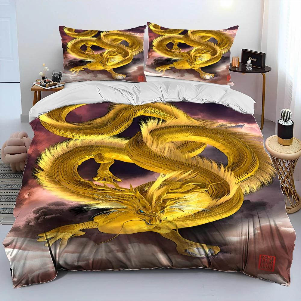 3pcs Chinese Loong Dragon 3D Printed Bedding Set Cozy Soft Duvet Cover King Queen Twin Size Birthday Gift Bedroom Decoration
3pcs Chinese Loong Dragon 3D Printed Bedding Set Cozy Soft Duvet Cover King Queen Twin Size Birthday Gift Bedroom Decoration