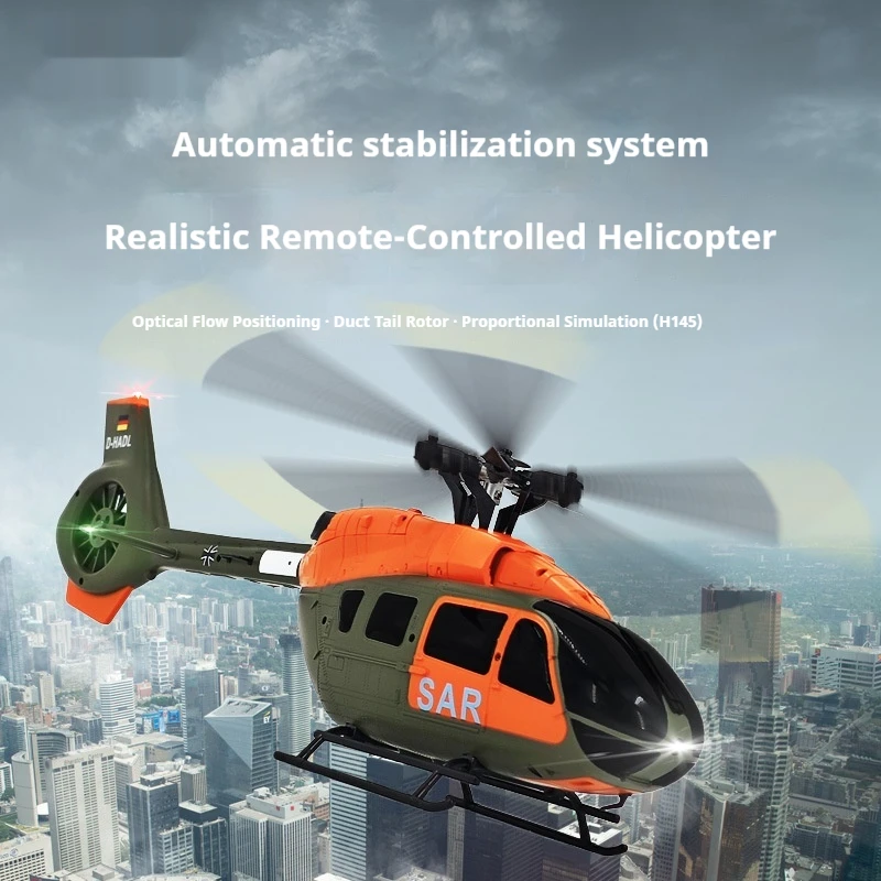 C190 H145 Радиоуправляемый вертолет 1:30 2,4 г 6-канальный однороторный вертолет 6-осевой гироскоп Двойные бесщеточные двигатели для взрослых Игрушки для самолетов 
C190 H145 Радиоуправляемый вертолет 1:30 2,4 г 6-канальный однороторный вертолет 6-осевой гироскоп Двойные бесщеточные двигатели для взрослых Игрушки для самолетов