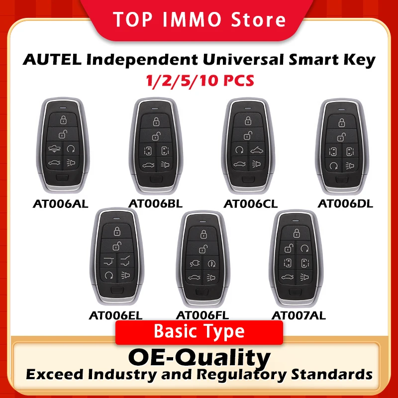 Autel Ikey AT006AL AT006BL AT006CL AT006DL AT006EL AT006FL AT007AL Universal Smart Remote Key for KM100 IM508 IM608Pro II XP400
Autel Ikey AT006AL AT006BL AT006CL AT006DL AT006EL AT006FL AT007AL Universal Smart Remote Key for KM100 IM508 IM608Pro II XP400
