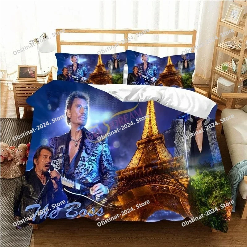France Rock Singer J-Johnny H-Hallyday Bedding Set Printed Duvet Cover Sheet Pillowcase Soft Quilt Cover Full Queen King Size
France Rock Singer J-Johnny H-Hallyday Bedding Set Printed Duvet Cover Sheet Pillowcase Soft Quilt Cover Full Queen King Size