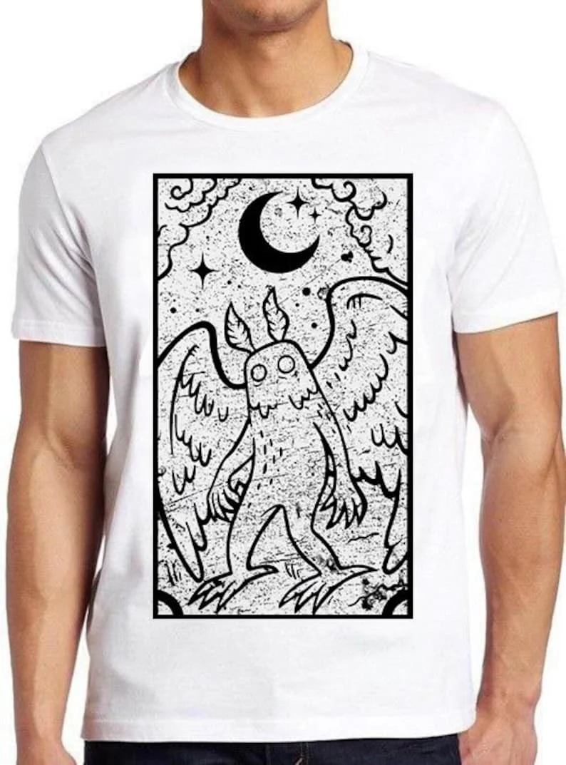 Mothman необычная криптидная криптоваология унисекс для мужчин и женщин, подарок, крутая модная футболка с культовым фильмом и музыкой, 808
Mothman необычная криптидная криптоваология унисекс для мужчин и женщин, подарок, крутая модная футболка с культовым фильмом и музыкой, 808