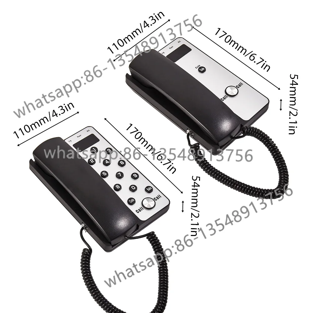 Внутренний беспроводной телефон HT12, офисный двусторонний голосовой вызов
Внутренний беспроводной телефон HT12, офисный двусторонний голосовой вызов