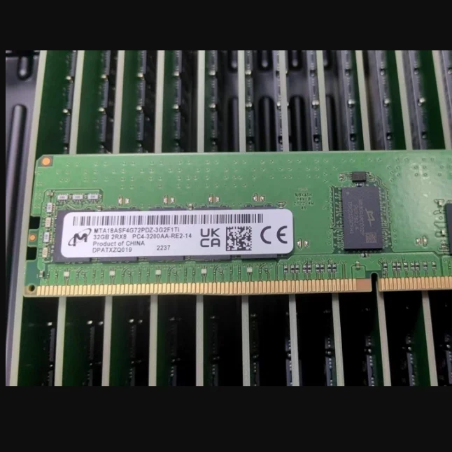 (New original) MTA18ASF4G72PZ-3G2F1VI 32G 1RX4 PC4-3200A-R Server memory module
(New original) MTA18ASF4G72PZ-3G2F1VI 32G 1RX4 PC4-3200A-R Server memory module