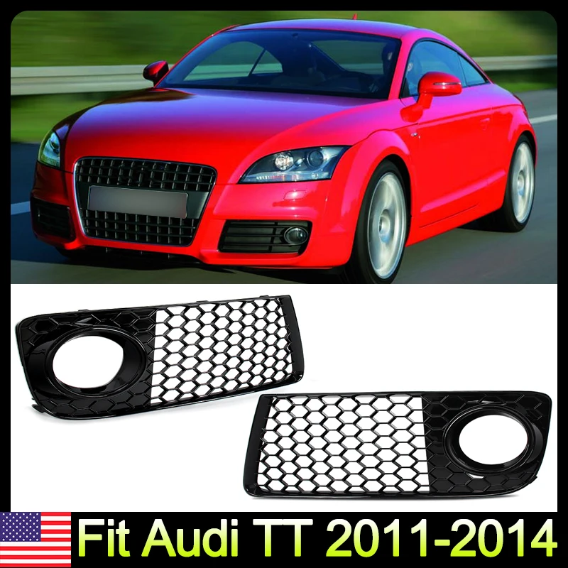 Honeycomb Front Fog Light Grille Bezel for Audi TT Coupe Convertible 2011 2012 2013 2014 Gloss Black Fog Lamp Grille Mesh
Honeycomb Front Fog Light Grille Bezel for Audi TT Coupe Convertible 2011 2012 2013 2014 Gloss Black Fog Lamp Grille Mesh