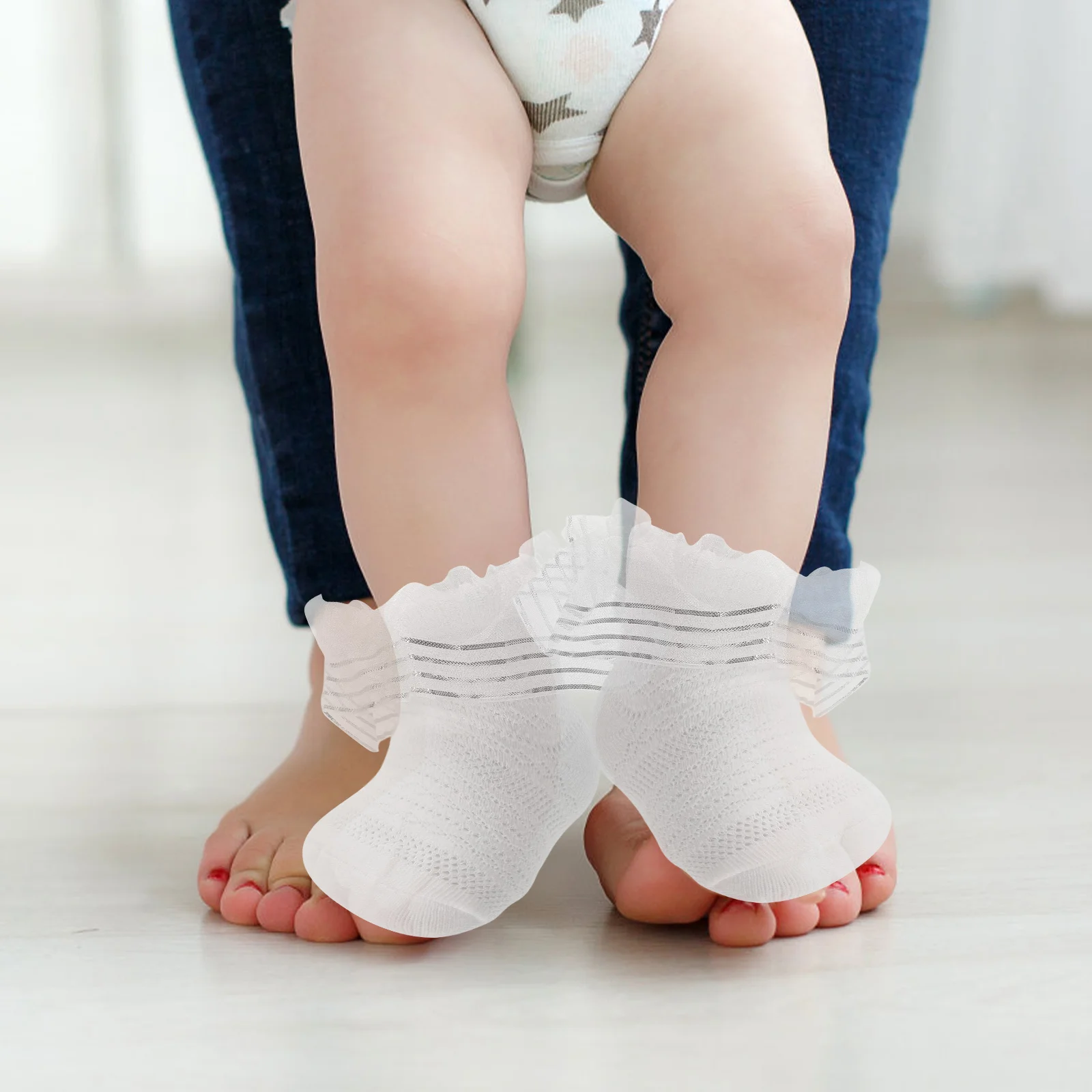 1 Pair White Lace Knee Socks Soft Cotton Tulle Mesh For Baby Girls Toddler Dance Performance Over The Knee Socks Kids
1 Pair White Lace Knee Socks Soft Cotton Tulle Mesh For Baby Girls Toddler Dance Performance Over The Knee Socks Kids