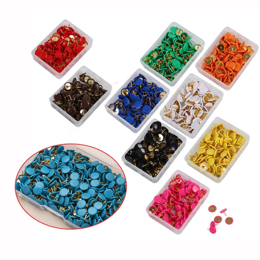 100 шт. разноцветные пластиковые кнопки с круглой головкой, канцелярские кнопки для дома, школы, офиса, пробковая доска, булавка для карты
100 шт. разноцветные пластиковые кнопки с круглой головкой, канцелярские кнопки для дома, школы, офиса, пробковая доска, булавка для карты
