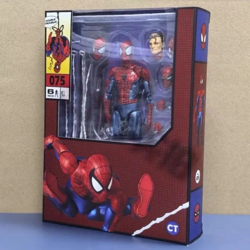 Ct Toys Spiderman Figure Mafex 075 Metallic Spider-Man Movable Figurine Model Ornament Birthday Gift New In Stock
Ct Toys Spiderman Figure Mafex 075 Metallic Spider-Man Movable Figurine Model Ornament Birthday Gift New In Stock