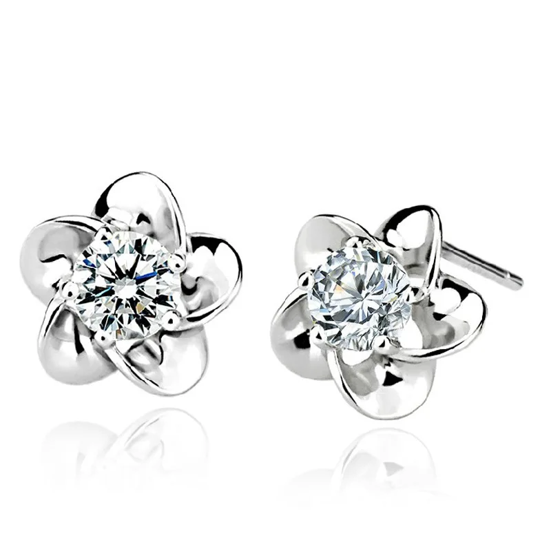925 Sterling Silver Luxury Silver/Purple Flowers Zircon Stud Earrings For Women Wedding Party Gifts Charm Jewelry
925 Sterling Silver Luxury Silver/Purple Flowers Zircon Stud Earrings For Women Wedding Party Gifts Charm Jewelry
