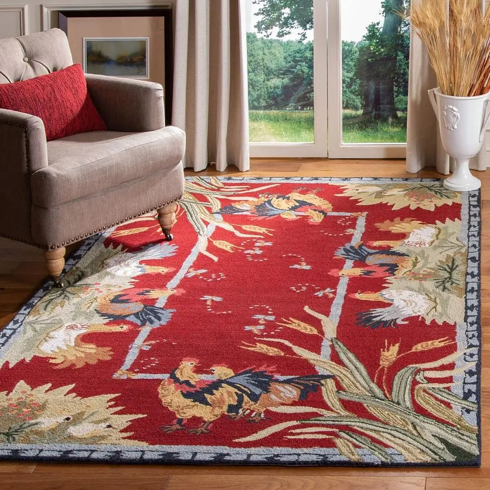 Chelsea Collection Area Rug - 9' x 12', Bury, Hand-Hooked rench Country Wool, Ideal or High Traic Areas in Living Room, Bedroom
Chelsea Collection Area Rug - 9' x 12', Bury, Hand-Hooked rench Country Wool, Ideal or High Traic Areas in Living Room, Bedroom