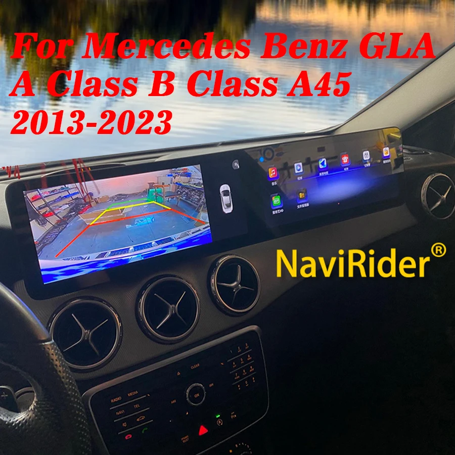 Автомобильный мультимедийный видеоплеер с GPS, 128G, Android Carplay, навигация, двойной экран для Mercedes Benz GLA A Class B Class A45 2013-202
Автомобильный мультимедийный видеоплеер с GPS, 128G, Android Carplay, навигация, двойной экран для Mercedes Benz GLA A Class B Class A45 2013-202