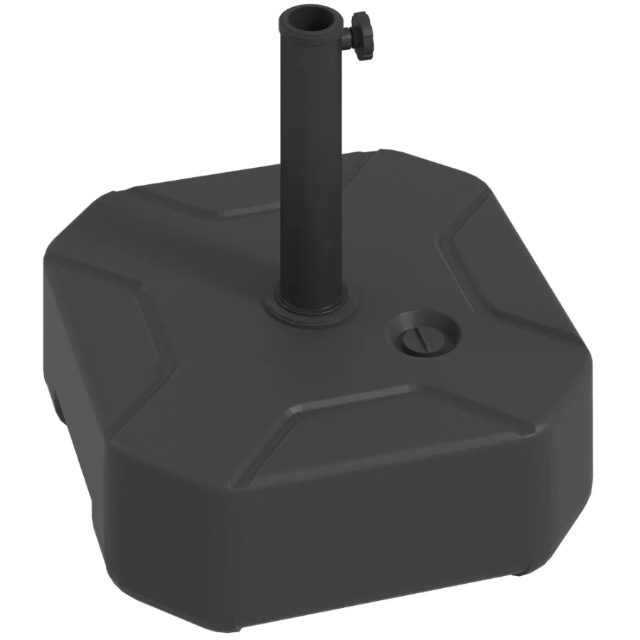 Square Patio Umbrella Base Holder Heavy Duty Outdoor Umbrella Stand Base Filled Up to 55lbs with Stand or 44lbs with Water for
Square Patio Umbrella Base Holder Heavy Duty Outdoor Umbrella Stand Base Filled Up to 55lbs with Stand or 44lbs with Water for