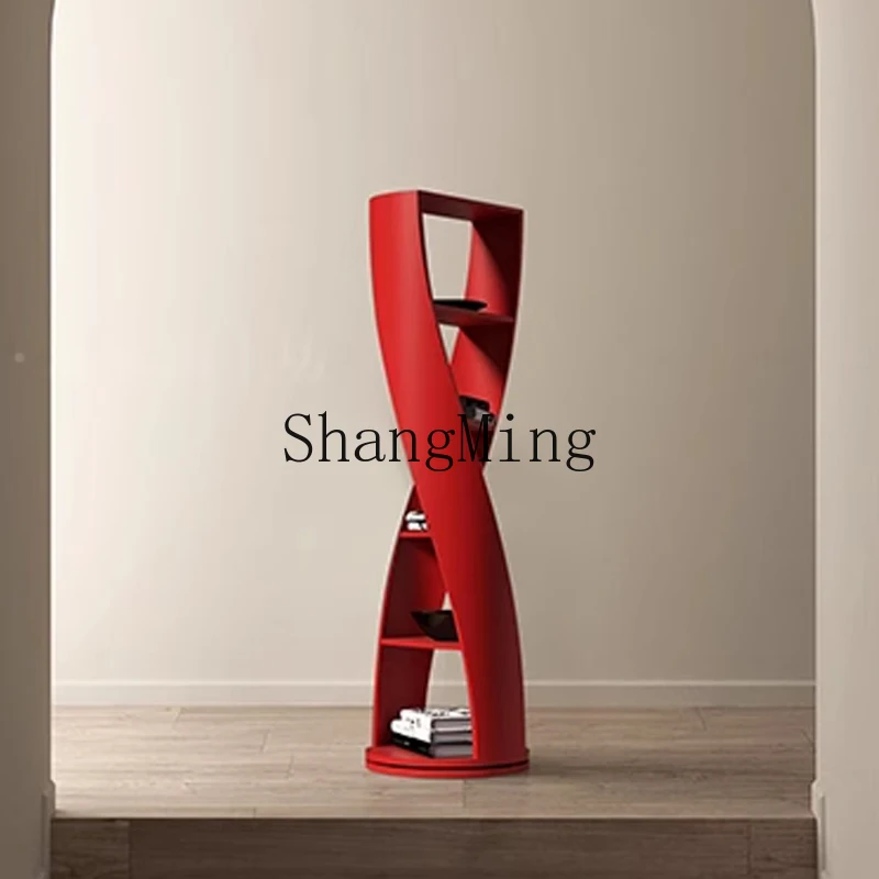 LXY Creative Shaped Floor Shelf Solid Wood Home Art Decoration Rotating Bookshelf
LXY Creative Shaped Floor Shelf Solid Wood Home Art Decoration Rotating Bookshelf