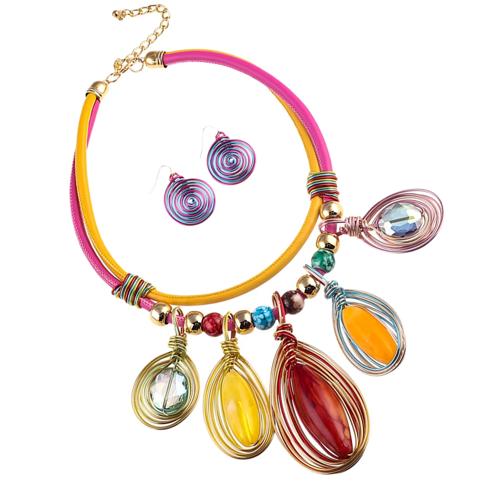 Earrings Necklace Resin Glass Women Jewelry Set Women Jewelry Valentine Gift Dangle Hook African Prom Party Wedding
Earrings Necklace Resin Glass Women Jewelry Set Women Jewelry Valentine Gift Dangle Hook African Prom Party Wedding