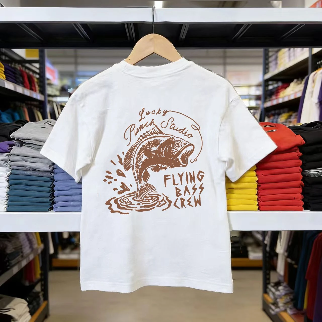 New Summer Fishing Print Pure Cotton Short-sleeved T-shirt for Young Men's Wear, Casual and Versatile, Half-sleeved for Men
New Summer Fishing Print Pure Cotton Short-sleeved T-shirt for Young Men's Wear, Casual and Versatile, Half-sleeved for Men