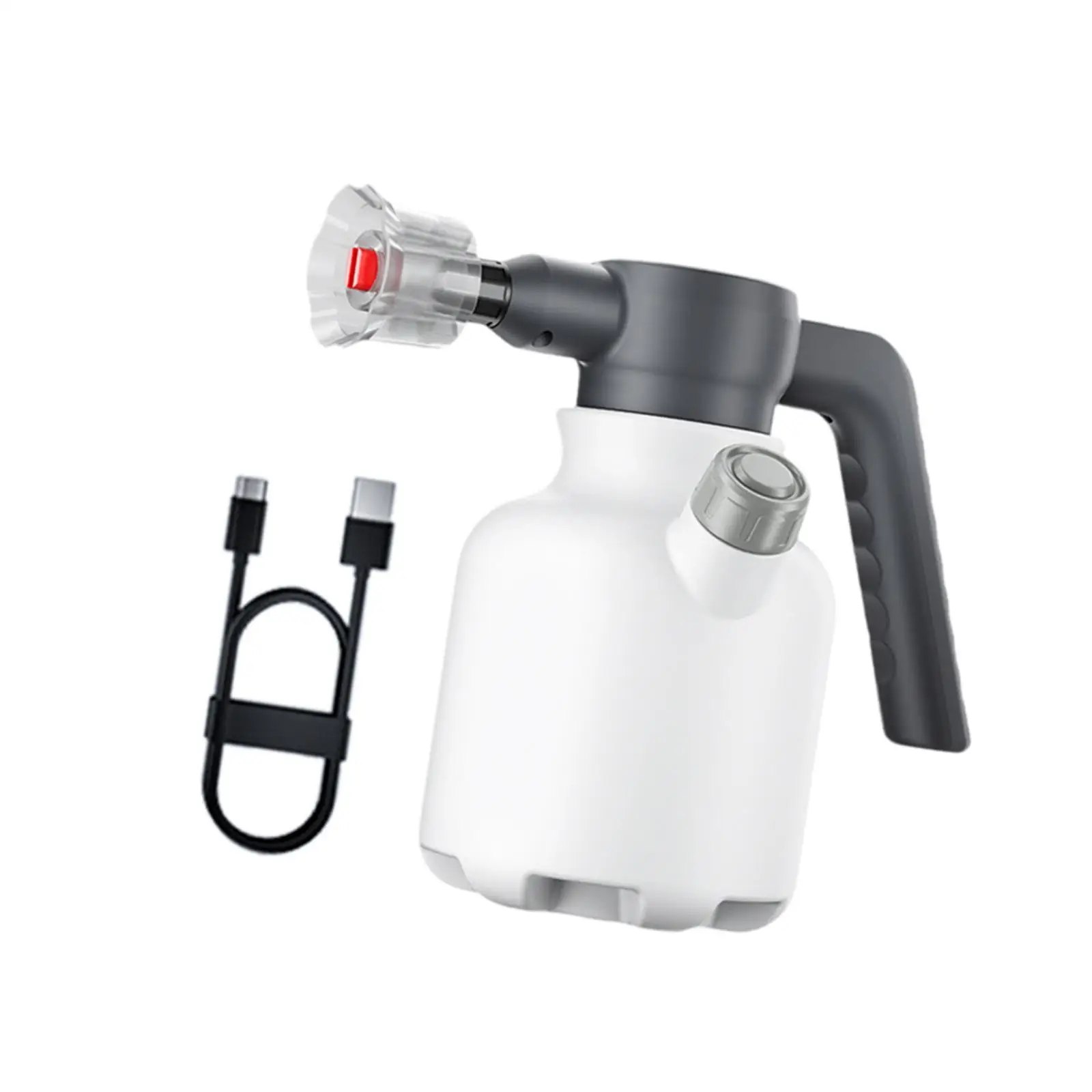 Electric Foam Sprayer Lightweight Easy to Use Multifunctional 2L Handheld USB Charging Portable for Car Wash Detailing Home
Electric Foam Sprayer Lightweight Easy to Use Multifunctional 2L Handheld USB Charging Portable for Car Wash Detailing Home