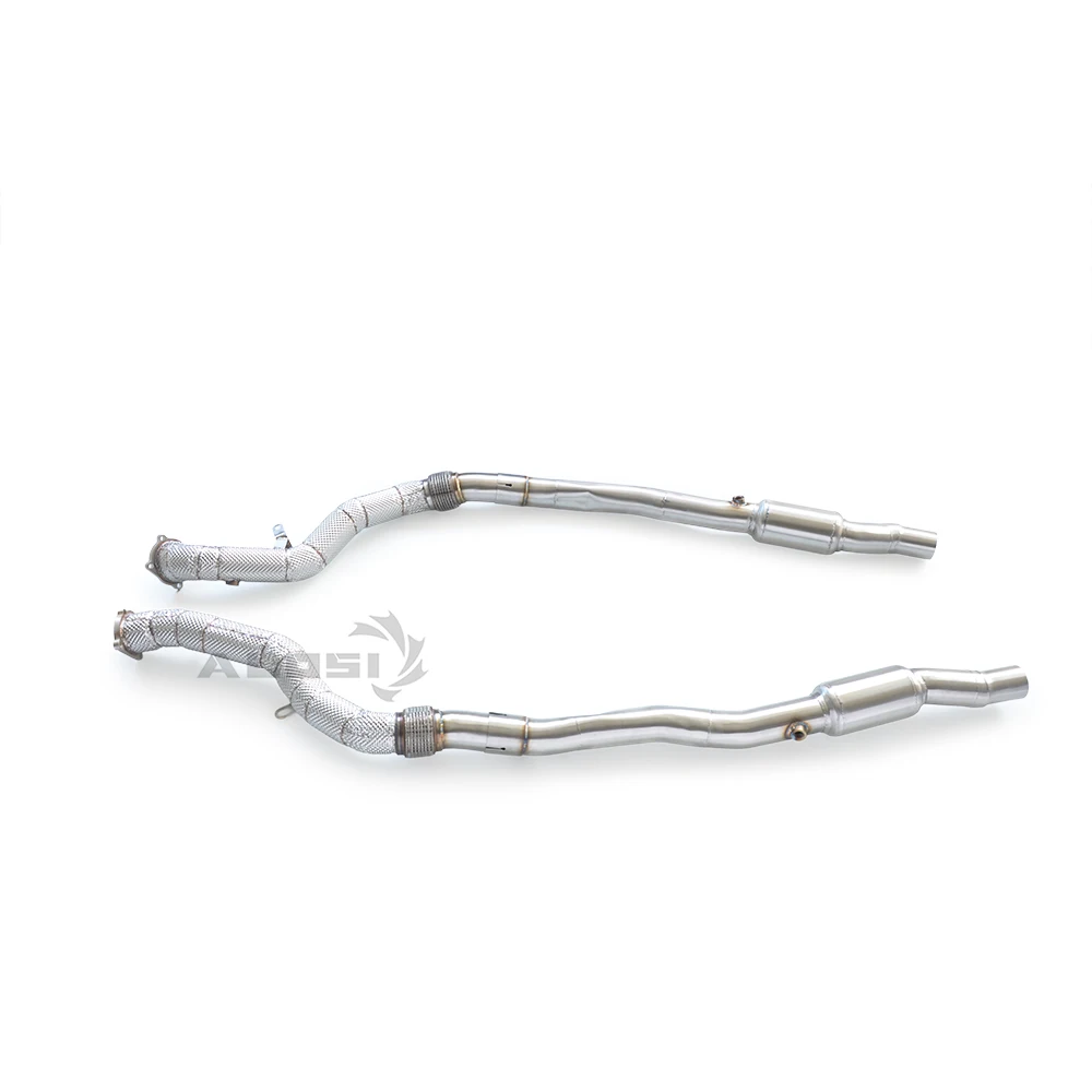 Exhaust System Downpipe for Audi RS7 RS6 C6 5.0T 2003-2011 High Performance exhaust Converter Header with Catalytic
Exhaust System Downpipe for Audi RS7 RS6 C6 5.0T 2003-2011 High Performance exhaust Converter Header with Catalytic