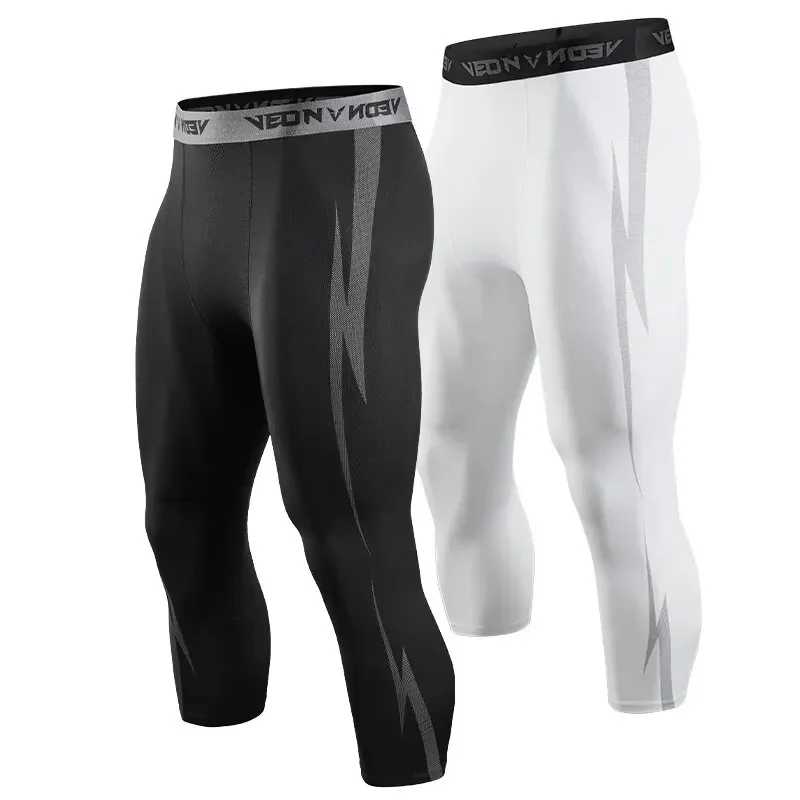 2026 Athletic Bodybuilding Leggings Breathable Elastic Waist 3/4 Compression Pants Lightning Design Quick Dry Running Tights
2026 Athletic Bodybuilding Leggings Breathable Elastic Waist 3/4 Compression Pants Lightning Design Quick Dry Running Tights