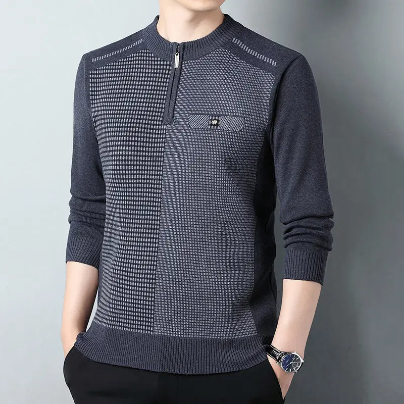 Fleece Men's Sweater Autumn and Winter 2023 New Knit Thick Warm Base Casual Sweaters Men Fashion Pullovers Clothing A89
Fleece Men's Sweater Autumn and Winter 2023 New Knit Thick Warm Base Casual Sweaters Men Fashion Pullovers Clothing A89