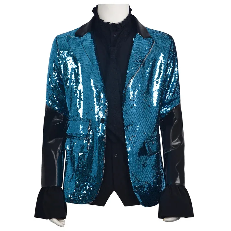 Shiny Blzer Ghosts Costume Jacket Coat for Men Here Rite Cosplay Stage Performance Wear Halloween Carnival Suit 5ft 5ftu^
Shiny Blzer Ghosts Costume Jacket Coat for Men Here Rite Cosplay Stage Performance Wear Halloween Carnival Suit 5ft 5ftu^