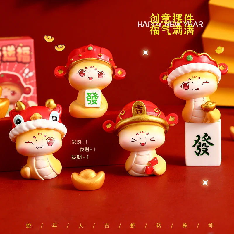 Chinese New Year Snake Figurine Resin Zodiac Snake Ornaments Spring Festival Car Dashboard Decor for Home Office Collection Gift
Chinese New Year Snake Figurine Resin Zodiac Snake Ornaments Spring Festival Car Dashboard Decor for Home Office Collection Gift