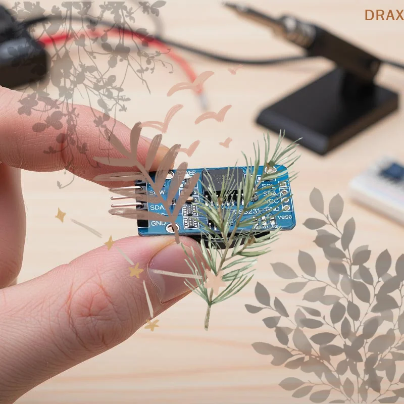 DS3231 AT24C32 IIC RTC Timer Memory Module with Battery Clock, Replace DS1307 I2C RTC Board for Raspberry Pi
DS3231 AT24C32 IIC RTC Timer Memory Module with Battery Clock, Replace DS1307 I2C RTC Board for Raspberry Pi