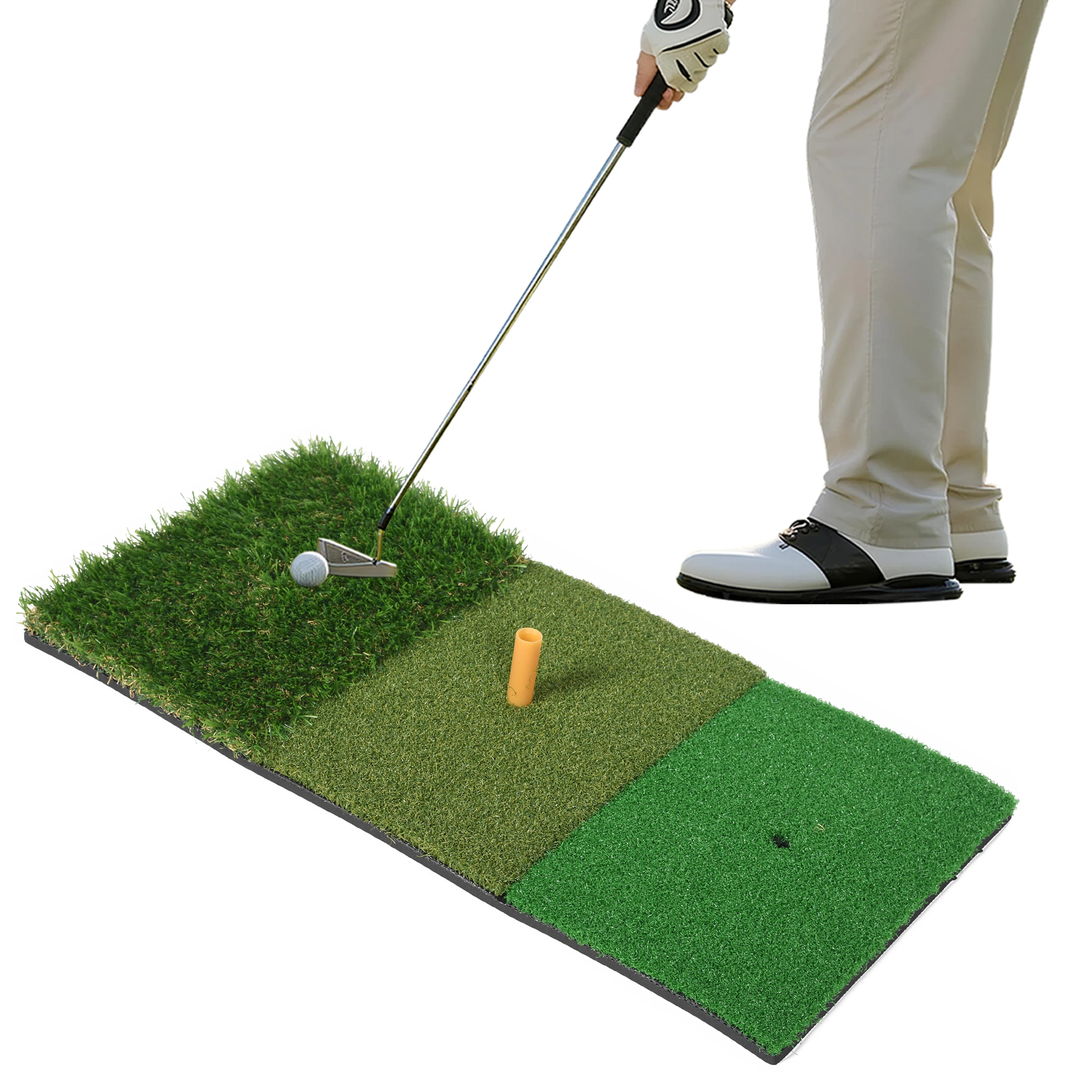 Golf Hitting Mat 30*60Cm Indoor Outdoor Mini Practice Durable PP Grass Pad Backyard Exercise Golf Training Mat With Rubber TEE
Golf Hitting Mat 30*60Cm Indoor Outdoor Mini Practice Durable PP Grass Pad Backyard Exercise Golf Training Mat With Rubber TEE