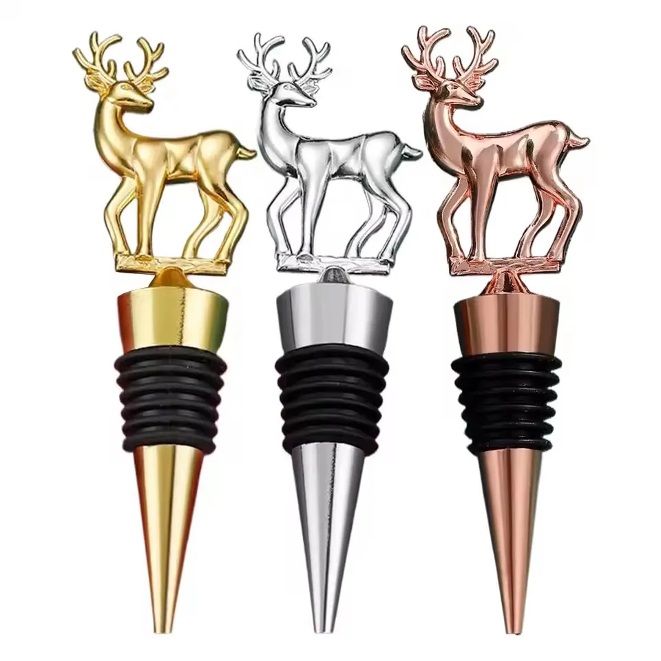 10Pcs Elk Wine Bottle Stopper Metal Silicone Sealing Plug Wedding Favor Birthday Party Souvenir Gift Home Bar Decor Regalo
10Pcs Elk Wine Bottle Stopper Metal Silicone Sealing Plug Wedding Favor Birthday Party Souvenir Gift Home Bar Decor Regalo