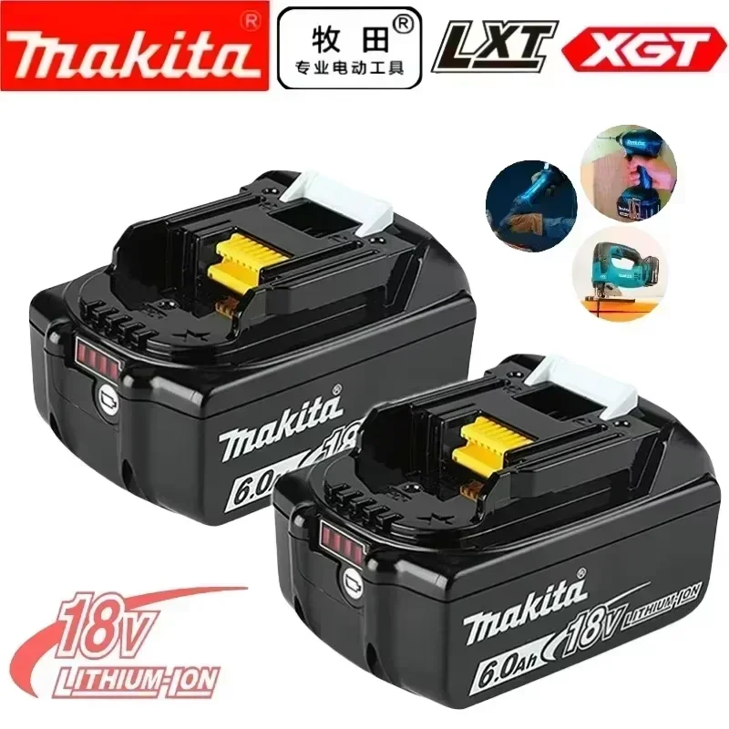 Original Makita 18v 6Ah Rechargeable Lithium Ion Battery With Battery indicator For Makita BL1830BL1840 BL1850Power Tool Battery
Original Makita 18v 6Ah Rechargeable Lithium Ion Battery With Battery indicator For Makita BL1830BL1840 BL1850Power Tool Battery