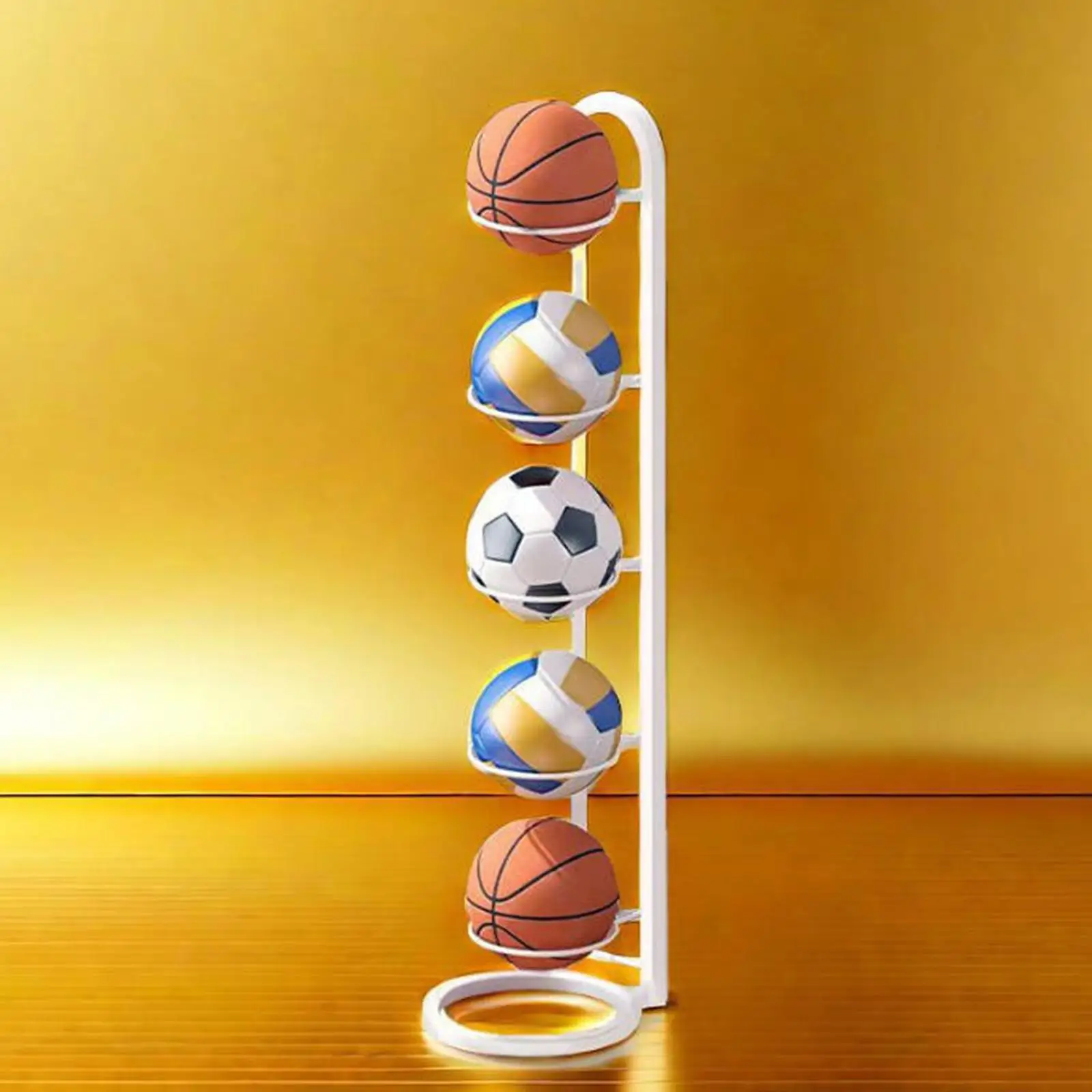 5 Tier Basketball Display Rack Equipment Folding Portable Vertical Ball Shelf
5 Tier Basketball Display Rack Equipment Folding Portable Vertical Ball Shelf