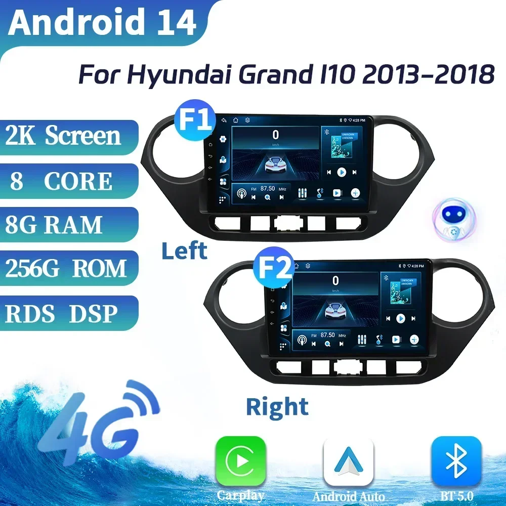 Car Radio Multimedia Video GPS For Hyundai Grand I10 2013-2018 LHD RHD Android Wireless Carplay Multimedia Touch Screen Stereo
Car Radio Multimedia Video GPS For Hyundai Grand I10 2013-2018 LHD RHD Android Wireless Carplay Multimedia Touch Screen Stereo
