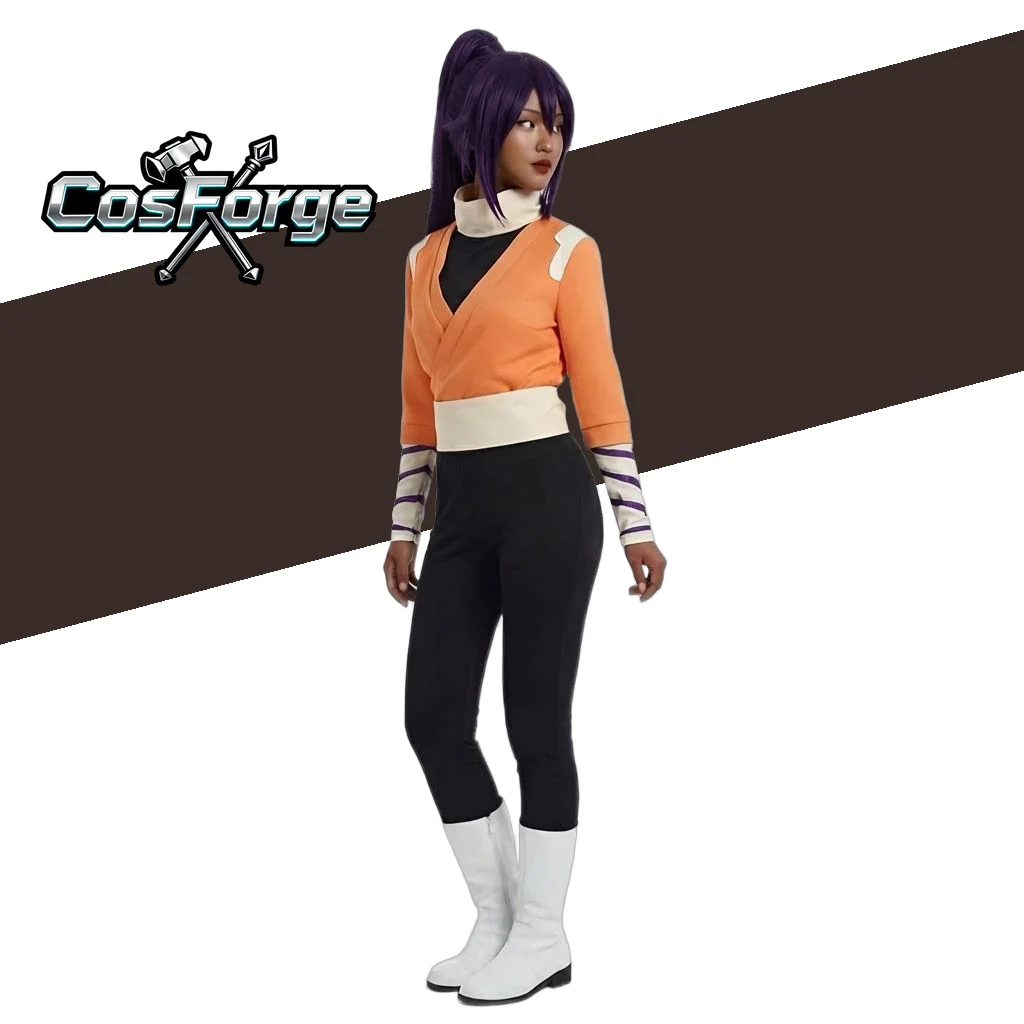 Shihouin Yoruichi Cosplay Costume Set Gotei 13 Halloween Tight Fitting Uniform with Anime Wigs Headgear for Stealth Force
Shihouin Yoruichi Cosplay Costume Set Gotei 13 Halloween Tight Fitting Uniform with Anime Wigs Headgear for Stealth Force