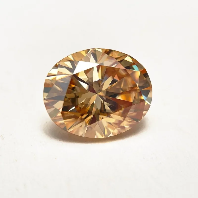 Moissanite Stone Oval Cut Natural Champagne Color VVS1 DIY Charms Jewelry Making Main Materials with Certificate
Moissanite Stone Oval Cut Natural Champagne Color VVS1 DIY Charms Jewelry Making Main Materials with Certificate