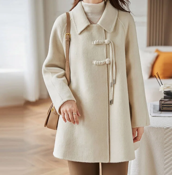 Шерстяные пальто, женское шерстяное пальто, элегантное женское осеннее пальто из ангоры, эстетические рукава-колокольчики с узором «гусиные лапки», двусторонняя застежка, длина до щиколотки
Шерстяные пальто, женское шерстяное пальто, элегантное женское осеннее пальто из ангоры, эстетические рукава-колокольчики с узором «гусиные лапки», двусторонняя застежка, длина до щиколотки