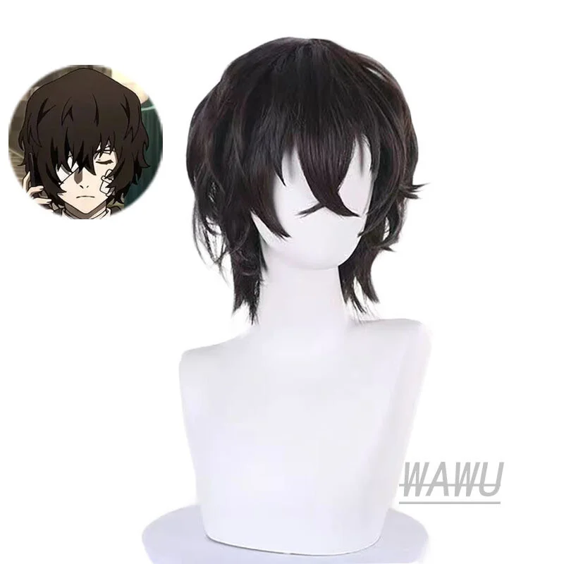 Bungo Stray Dogs Dazai Osamu Cosplay Costume Short Party Hair Anime Wig Wigs 
Bungo Stray Dogs Dazai Osamu Cosplay Costume Short Party Hair Anime Wig Wigs