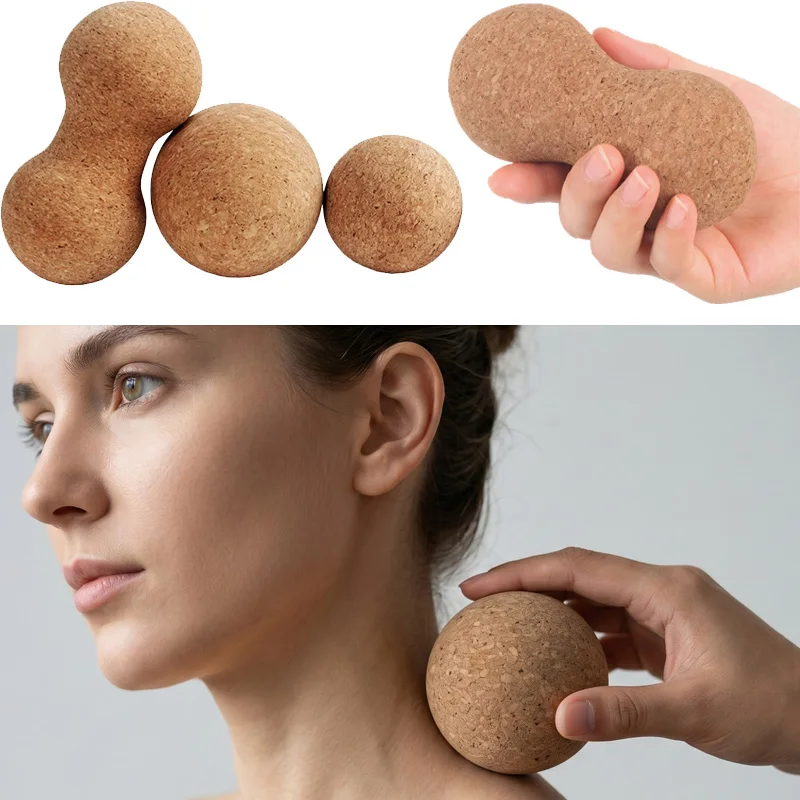 Cork Peanut massage ball pilates yoga plantar Deep Tissue Massager for Back Shoulders Relax Muscles Tension Release Therapy
Cork Peanut massage ball pilates yoga plantar Deep Tissue Massager for Back Shoulders Relax Muscles Tension Release Therapy