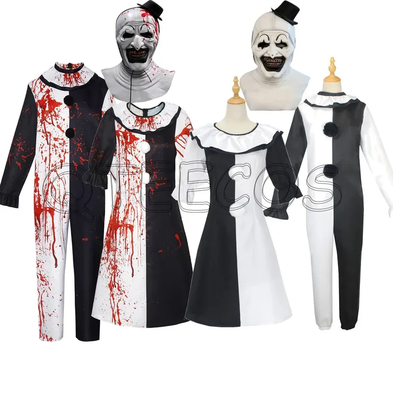 Broken Soul Clown Cosplay Costume Halloween Clown Bloodstain Women Men Anime Horror Carnival Party Fancy Outfits Clothes
Broken Soul Clown Cosplay Costume Halloween Clown Bloodstain Women Men Anime Horror Carnival Party Fancy Outfits Clothes