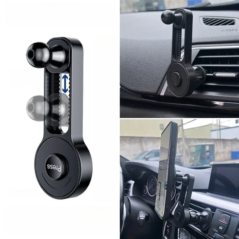 360° Rotation Adjustable Car Phone Holder Stand Accessory Interior Bracket Extension Rod for 17mm Ball Holder Car Display Screen
360° Rotation Adjustable Car Phone Holder Stand Accessory Interior Bracket Extension Rod for 17mm Ball Holder Car Display Screen