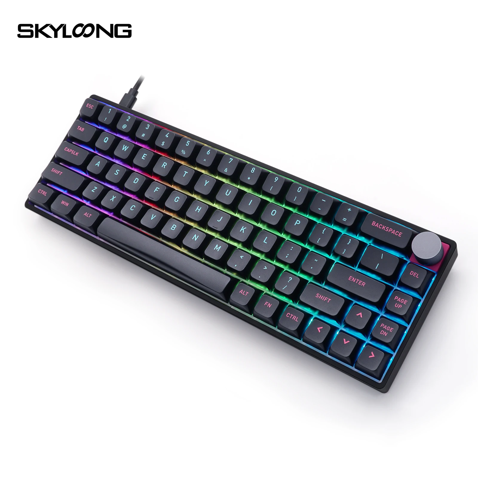 SKYLOONG New 68keys GK6+ Hotswappable Gaming Mechanical Keyboard With Knob For Mac/win
SKYLOONG New 68keys GK6+ Hotswappable Gaming Mechanical Keyboard With Knob For Mac/win
