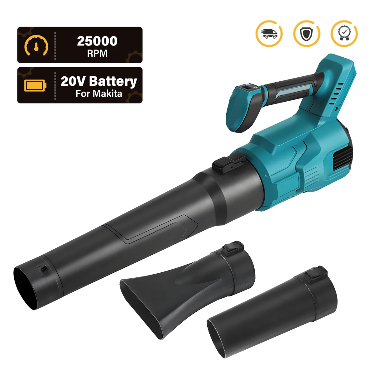 25000 об/мин, 3 шестерни, бесщеточный двигатель, электрический турбонагнетатель, 60 м/с, скорость воздуха, воздуходувка для листьев, садовые электроинструменты для аккумулятора Mak 20 В
25000 об/мин, 3 шестерни, бесщеточный двигатель, электрический турбонагнетатель, 60 м/с, скорость воздуха, воздуходувка для листьев, садовые электроинструменты для аккумулятора Mak 20 В