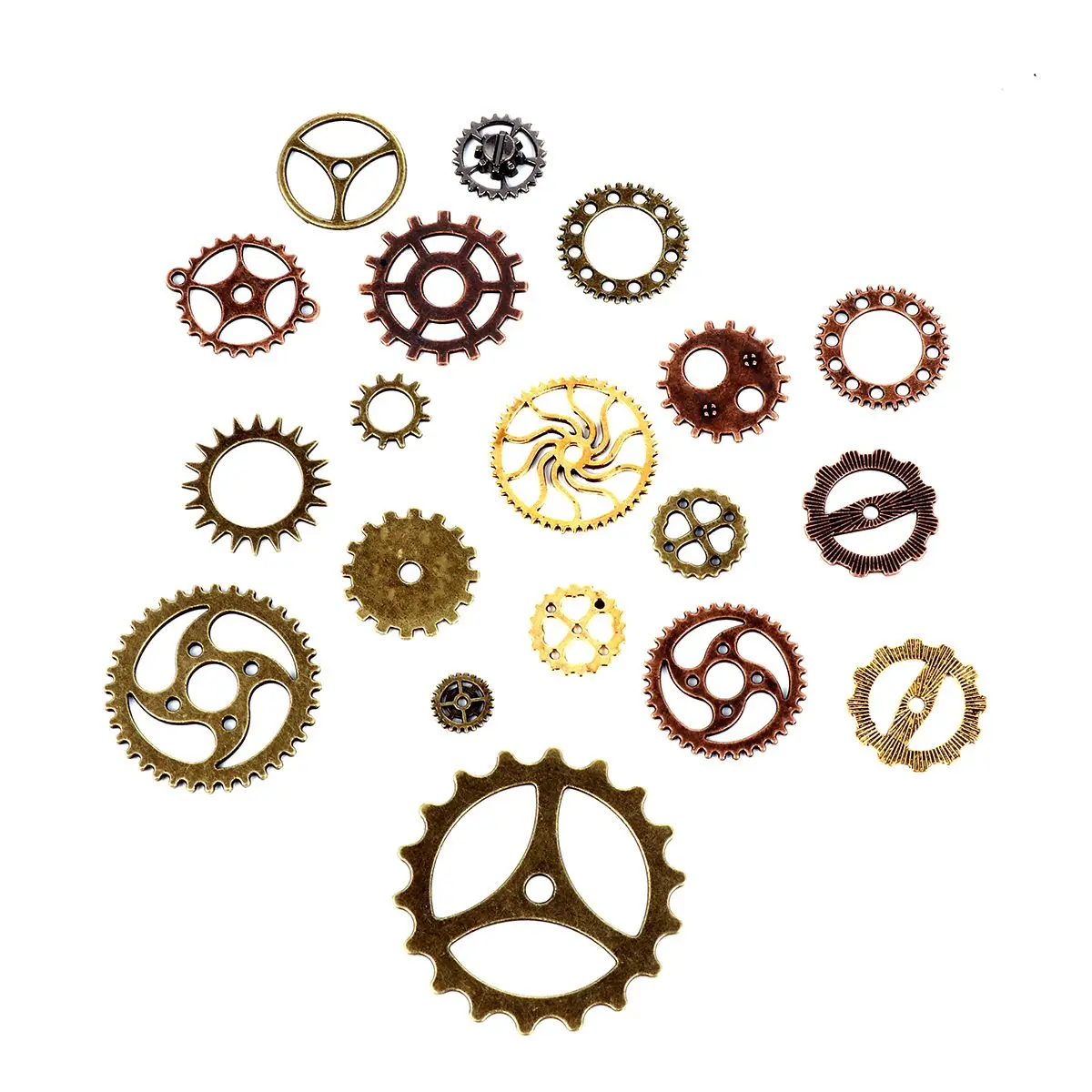 100pcs Retro Gear Accessories Durable Metal Alloy Mixed Color Necklace Pendants Vintage Decor Scrapbooking Crafts Jewelry Making
100pcs Retro Gear Accessories Durable Metal Alloy Mixed Color Necklace Pendants Vintage Decor Scrapbooking Crafts Jewelry Making
