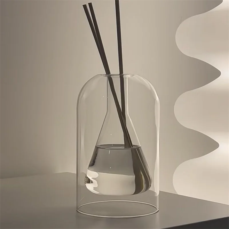 24pcs Clear Glass Fragrance Diffuser Bottle Double Layer Aromatherapy Essential Oil Bottle with Reed Sticks Storage Containers 
24pcs Clear Glass Fragrance Diffuser Bottle Double Layer Aromatherapy Essential Oil Bottle with Reed Sticks Storage Containers