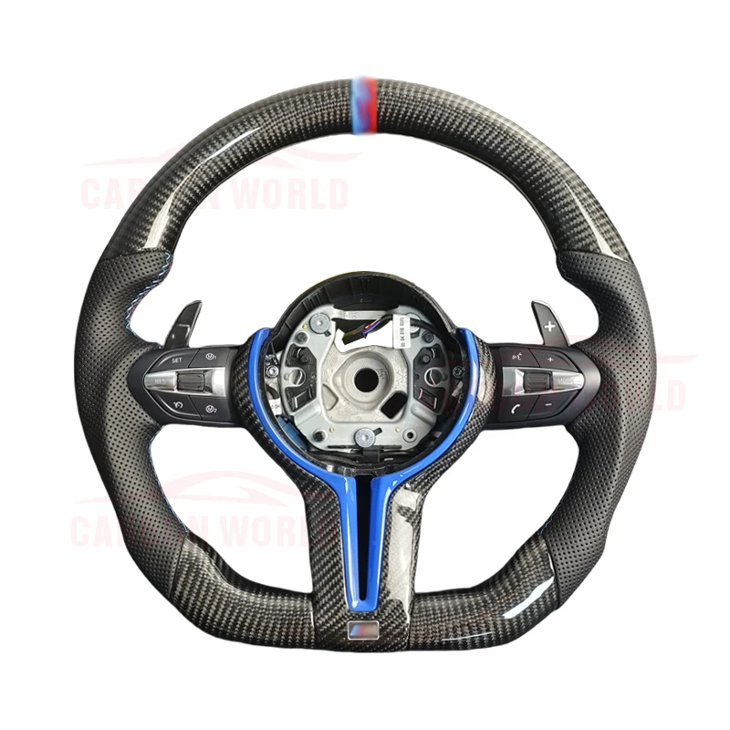 Custom Carbon Fiber Leather Steering Wheel For BMW M3 M4 M5 F30 F31 F32 F35 F36 F48 F52 F01 F02 F03 F10 F11 F13 F15 F16 F20 F21
Custom Carbon Fiber Leather Steering Wheel For BMW M3 M4 M5 F30 F31 F32 F35 F36 F48 F52 F01 F02 F03 F10 F11 F13 F15 F16 F20 F21