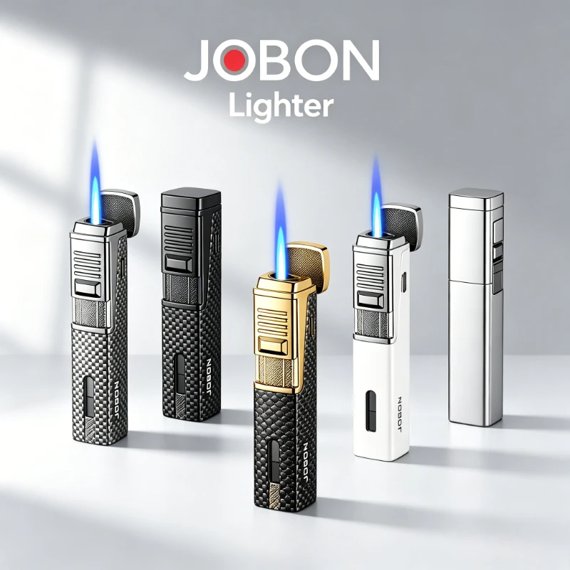 New Visual Oil Level Cigar Torch Lighter, Sturdy Metal Shell Wind Resistant, Portable Butane Igniter Practical Daily Accessory
New Visual Oil Level Cigar Torch Lighter, Sturdy Metal Shell Wind Resistant, Portable Butane Igniter Practical Daily Accessory