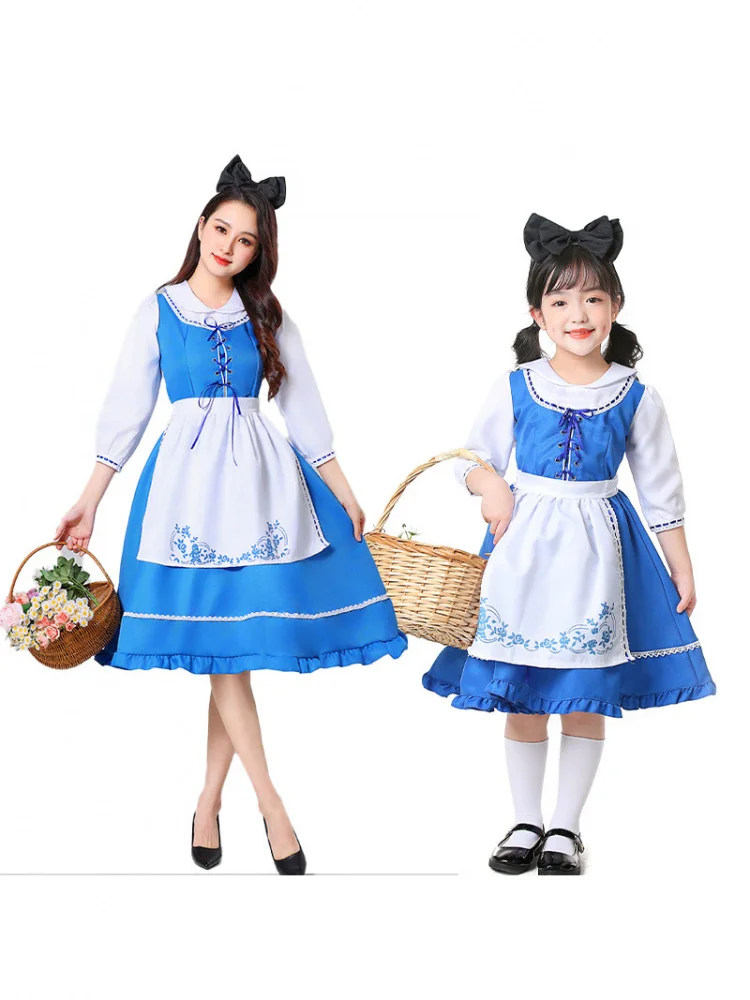Хэллоуин Алиса в Стране Чудес Косплей Костюм Сине-Белая Юбка Слуга Ролевая Игра Женская Традиционная Китайская Сле Доктор 
Хэллоуин Алиса в Стране Чудес Косплей Костюм Сине-Белая Юбка Слуга Ролевая Игра Женская Традиционная Китайская Сле Доктор