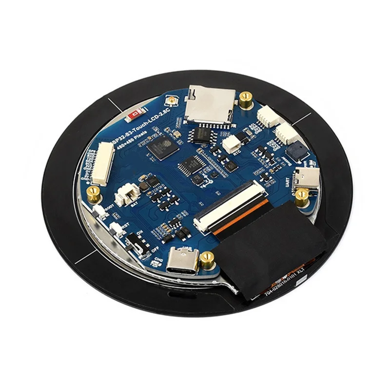 ESP32-S3 2.8Inch Capacitive Touch Round Display Development Board, 480X480, Supports Wifi&Bluetooth,ESP32 With Display
ESP32-S3 2.8Inch Capacitive Touch Round Display Development Board, 480X480, Supports Wifi&Bluetooth,ESP32 With Display
