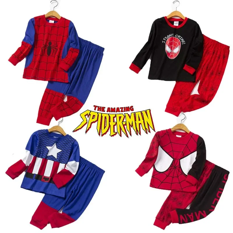 New Superheroes Series Pajamas Loungewear Set Boys Girls Dream Comic Figure Spring Autumn Spider Long Sleeve with Pants Clothing
New Superheroes Series Pajamas Loungewear Set Boys Girls Dream Comic Figure Spring Autumn Spider Long Sleeve with Pants Clothing