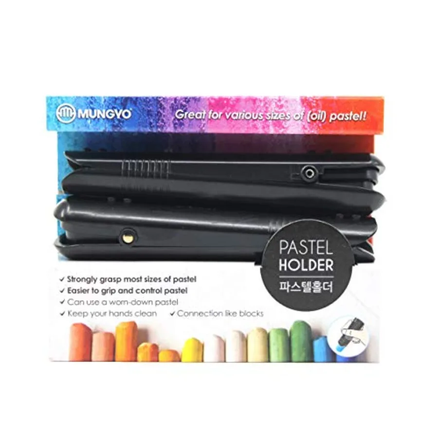 Mungyo Soft Oil Pastels Holder, Chalk Holder 2pcs, Great for various size of pastel
Mungyo Soft Oil Pastels Holder, Chalk Holder 2pcs, Great for various size of pastel
